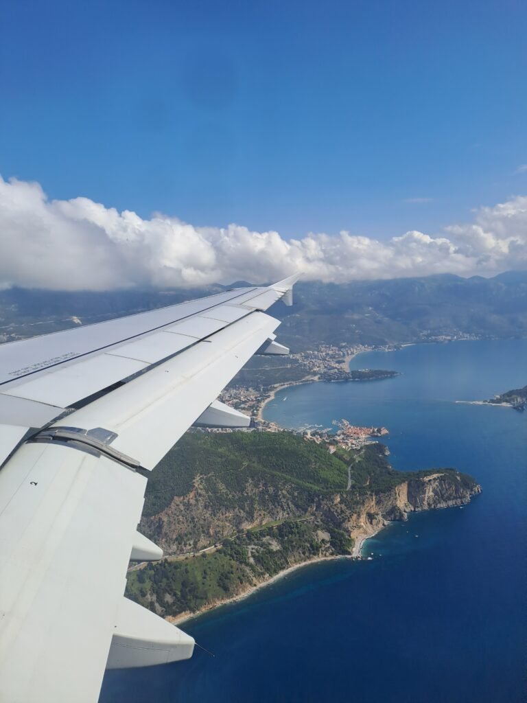 Flying into Tivat airport from London Gatwick