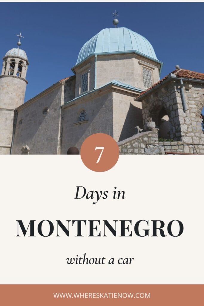 Explore the stunning Balkan country of Montenegro with this 7-day Montenegro itinerary without a car. Plus receive my top Montenegro solo travel tips!