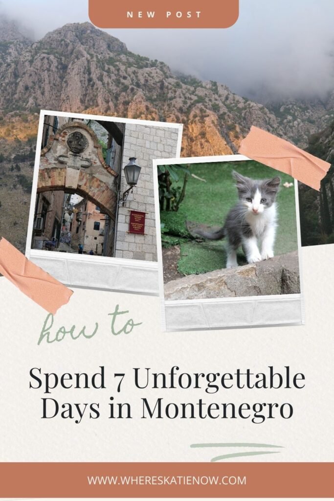 Explore the stunning Balkan country of Montenegro with this 7-day Montenegro itinerary without a car. Plus receive my top Montenegro solo travel tips!
