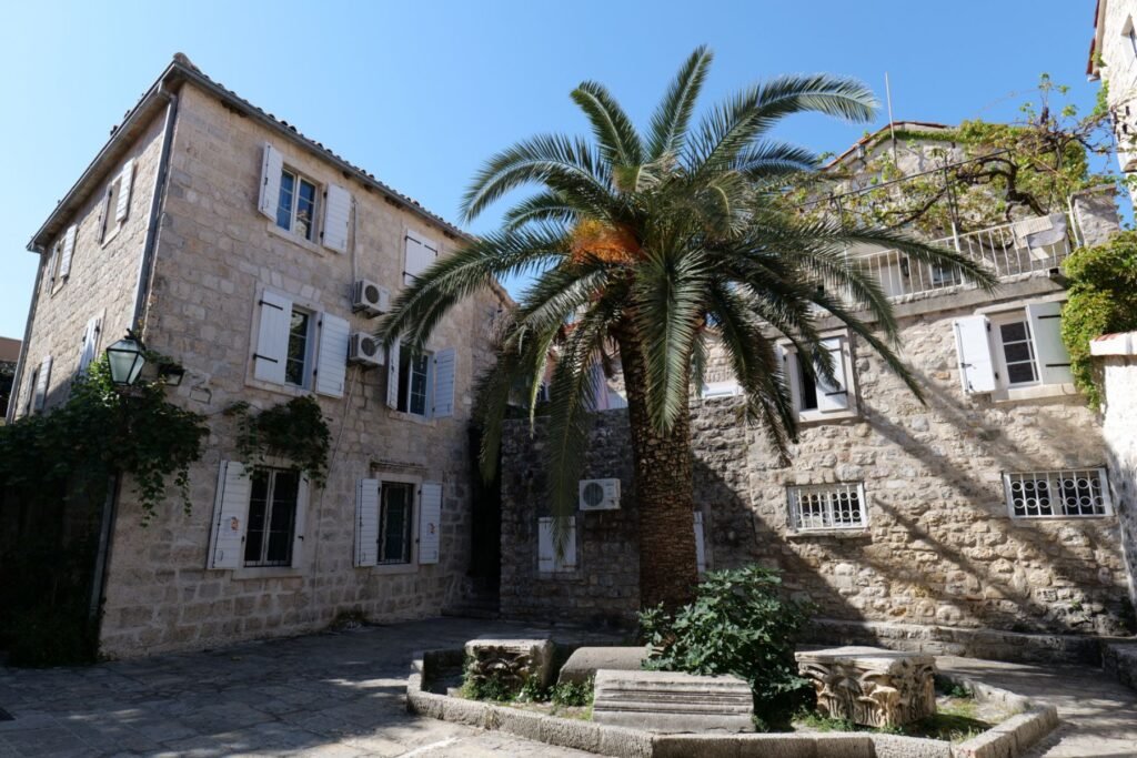 Old town Budva's quaint, cobbled courtyards are great to explore if you're looking for an afternoon stroll!