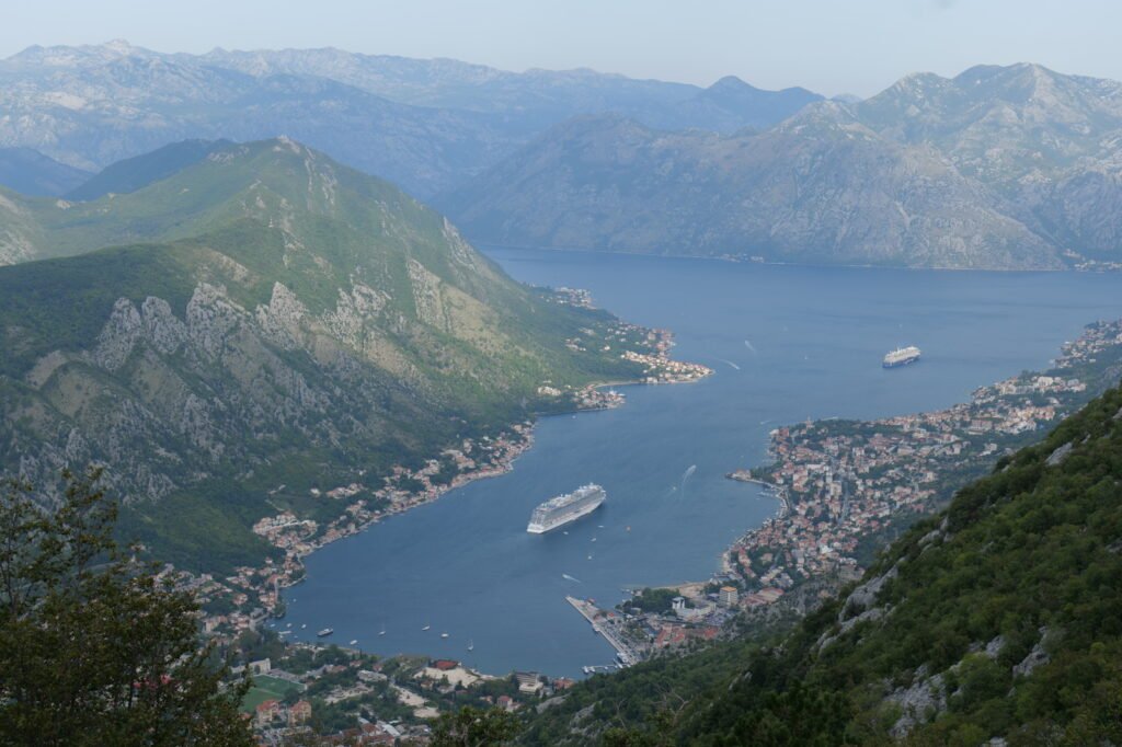 The view from Montenegro's spectacular serpentine road! | Perfect 7-Day Montenegro Itinerary Without a Car