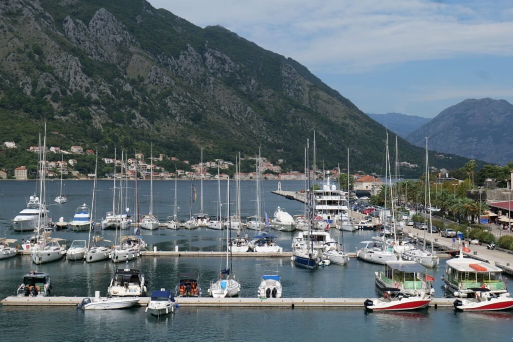 Montenegro's waterfront and harbour is bustling and beautiful in equal measure