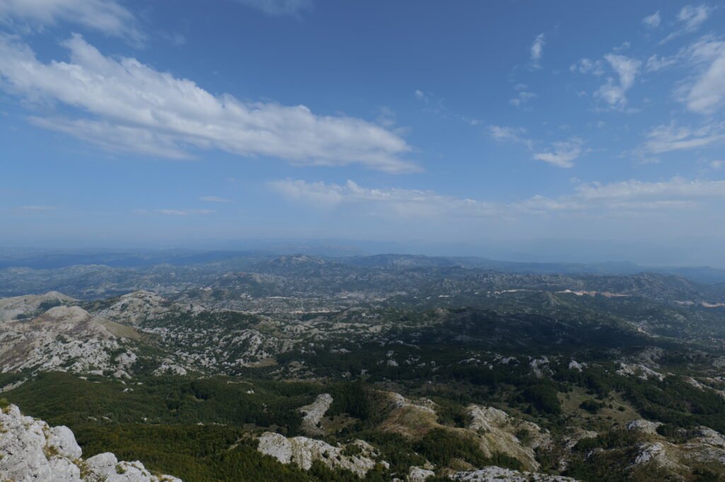The view from the top of Njegos Mausoleum, where you can admire the raw beauty of the landscape!