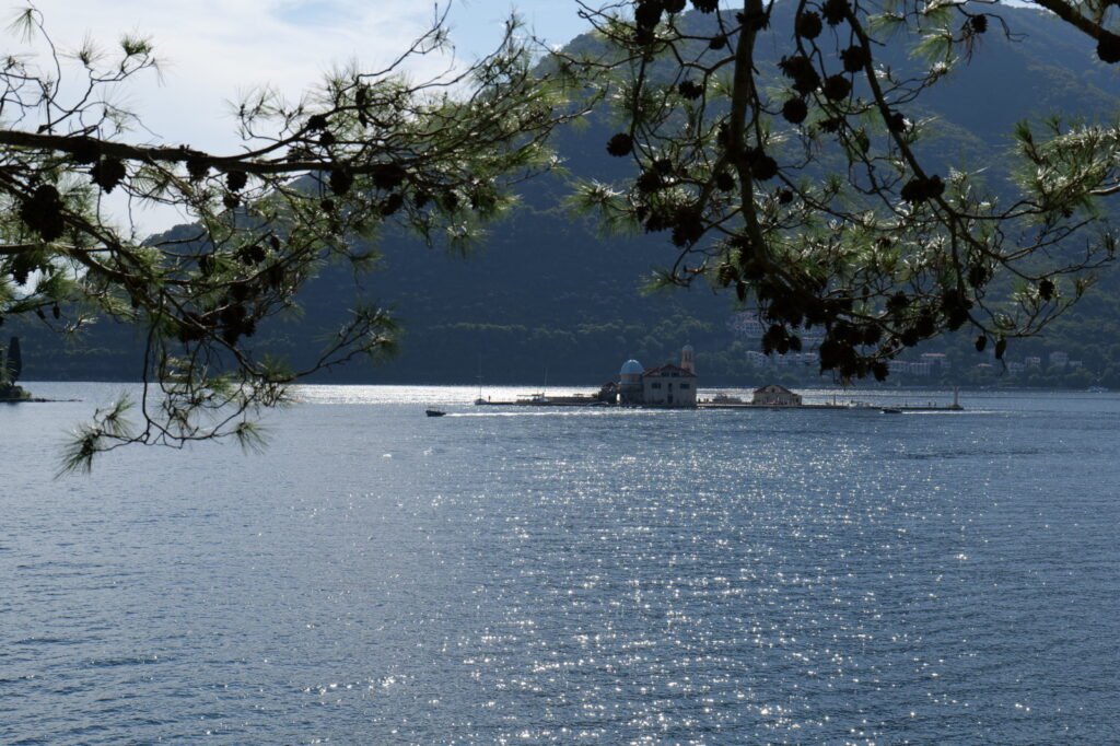 The view from the bus stop in Perast - so at least I wasn't bored waiting for the unscheduled bus to arrive!