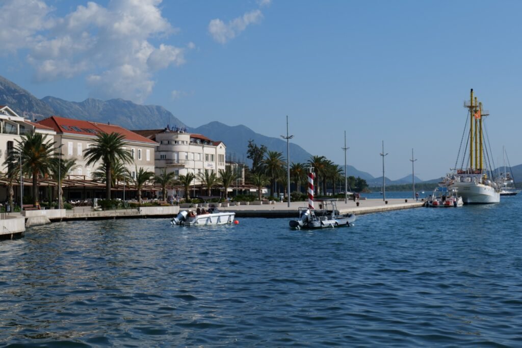 Luxury superyachts and waterfront dining in Porto Montenegro