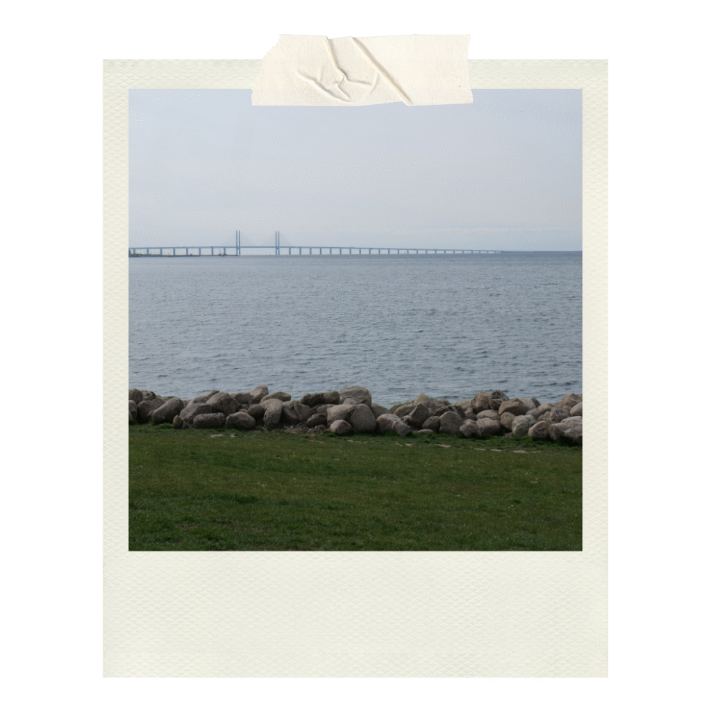 The famous Oresund bridge, connecting Sweden and Denmark!