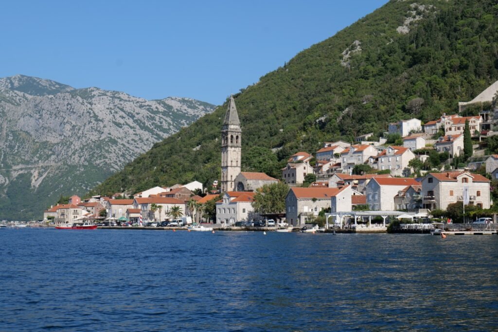 Tiny Perast as seen from the water!