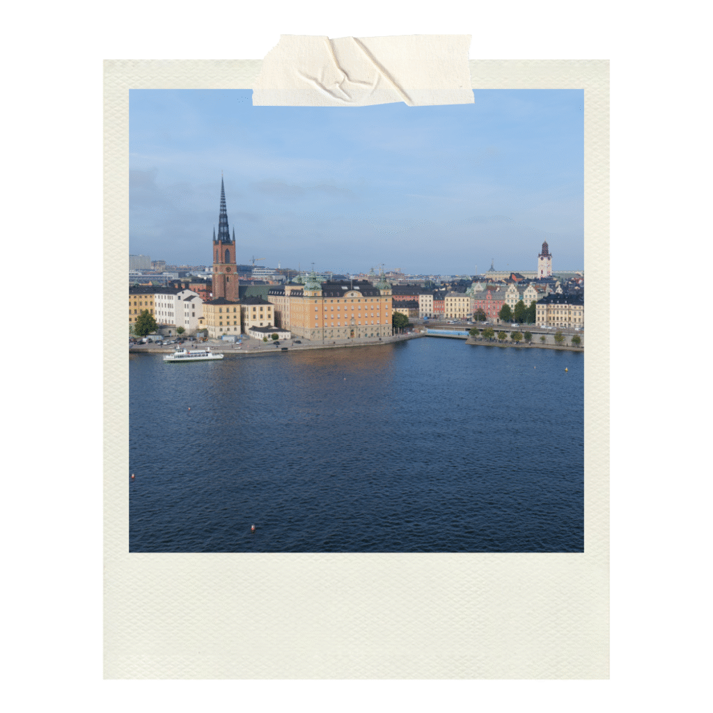 The iconic city of Stockholm from the Marieberget viewpoint!