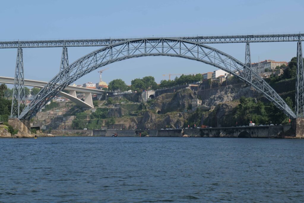 Sailing under Porto's famous bridges!