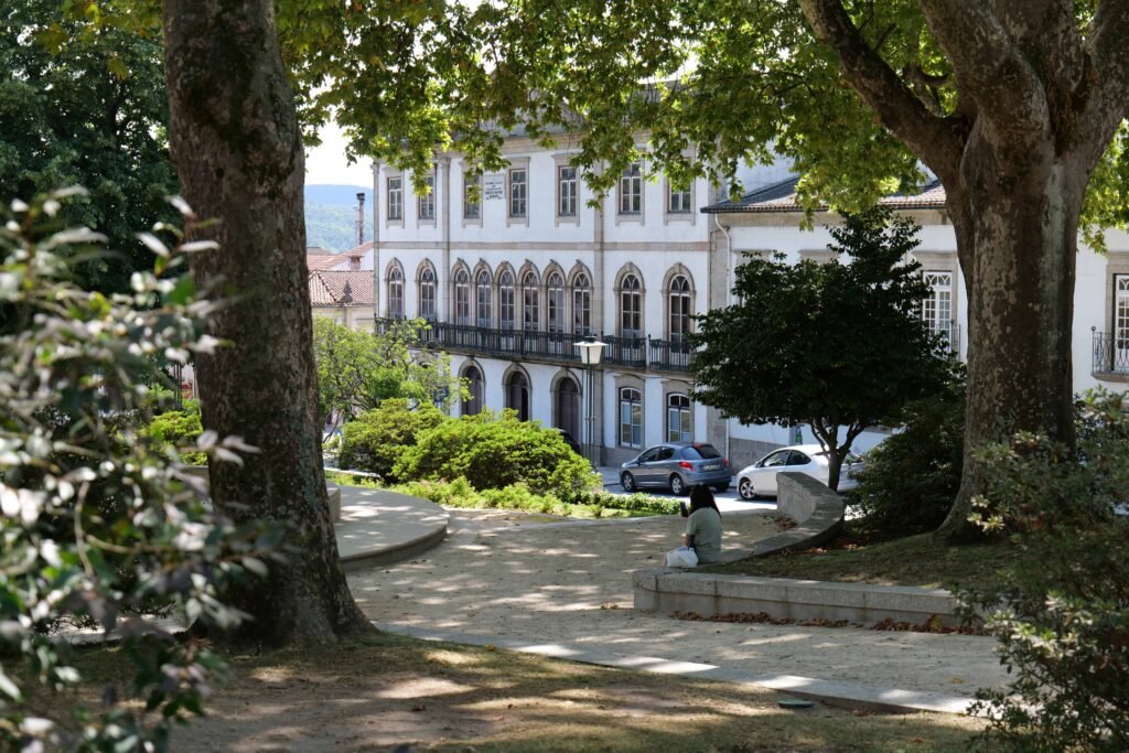 The leafy streets of Guimarães