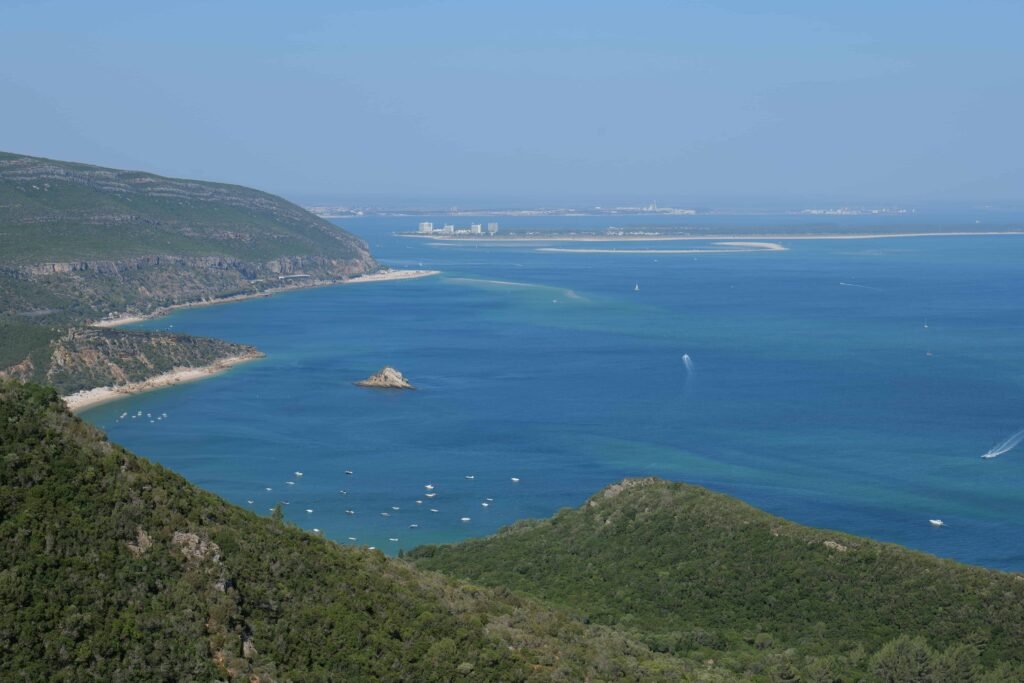 The most beautiful views as you drive through the natural park!