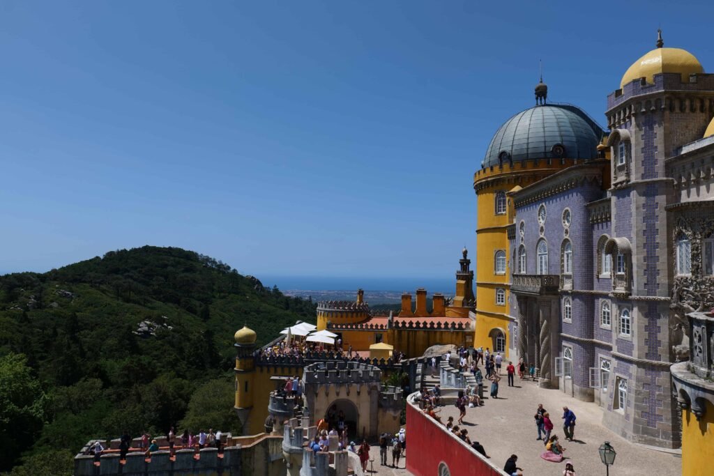 Pena Palace with its amazing countryside views!