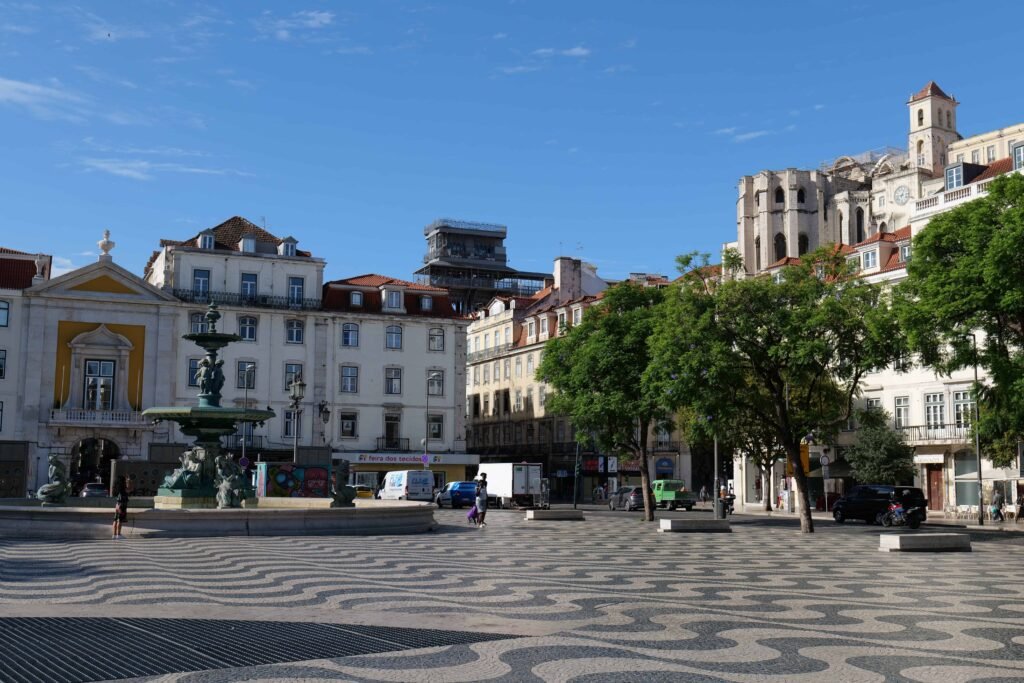 Exploring the old streets and squares of Lisbon on foot