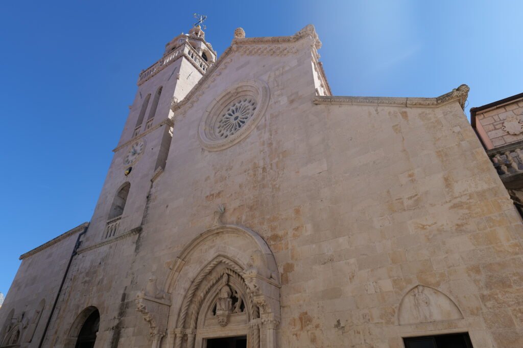 The beautiful façade of St. Mark's Cathedral