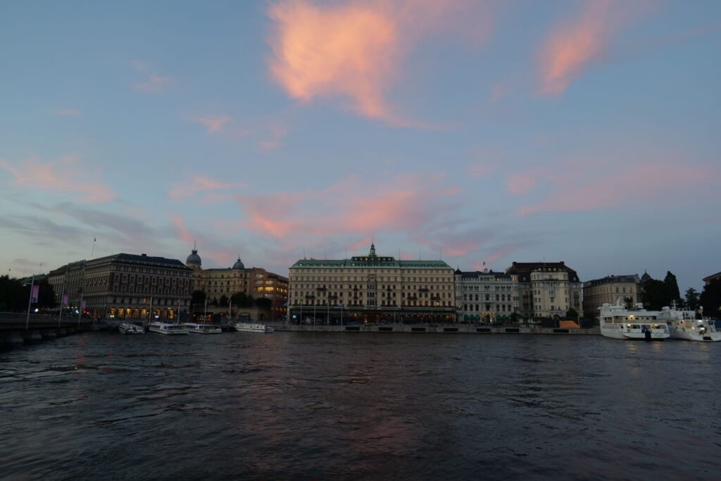 Sunset in Stockholm