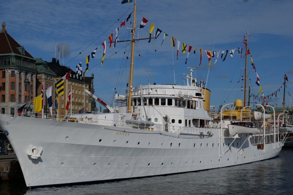 Sailing by the Royal Yachts of Denmark and Norway on one of Stockholm's iconic ferries, during my first trip to Stockholm, was a core memory for me!