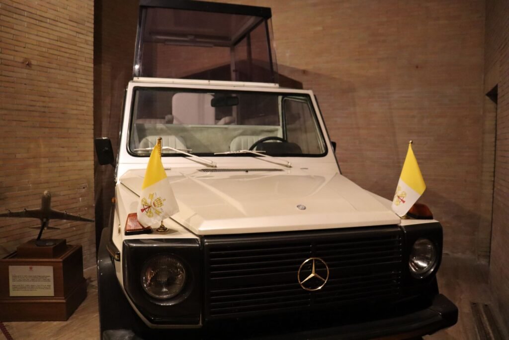 The "Pope Mobile"!
