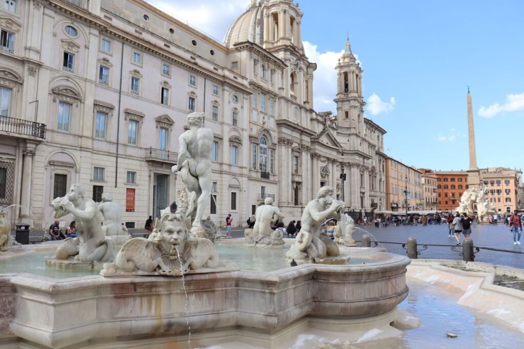 Exploring Piazza Navona as part of the same Rome walking route I'm recommending to you now!
