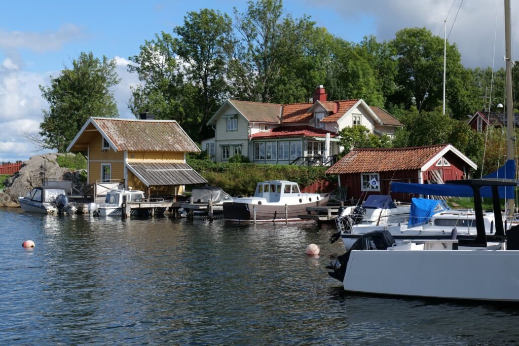 The incredibly picturesque Norrhamnen in Vaxholm