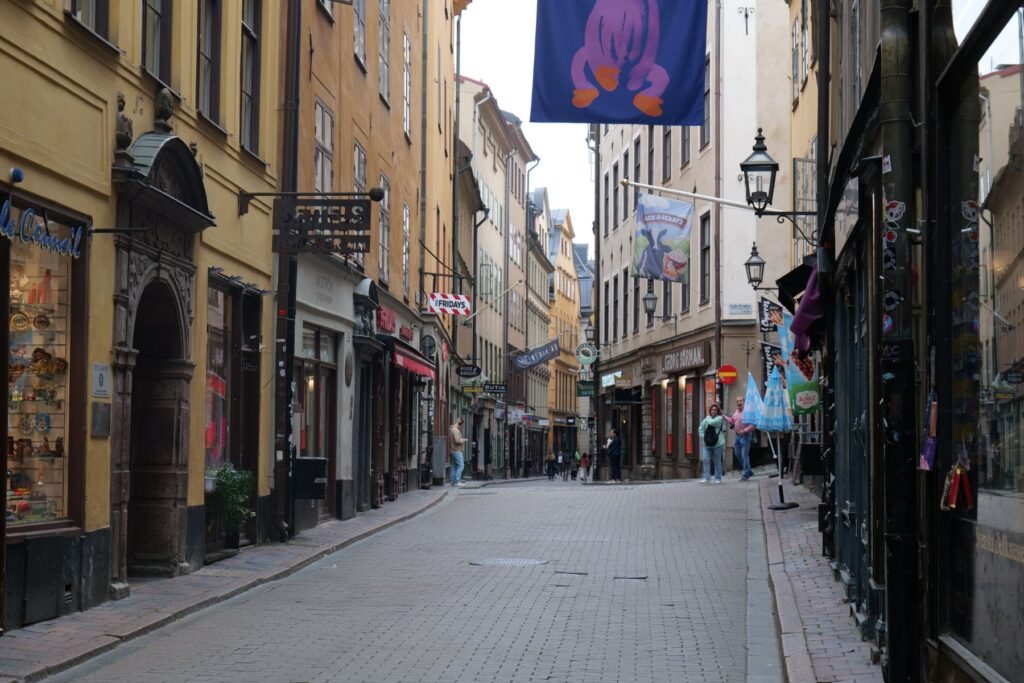 Exploring the beautiful streets of Gamla Stan!