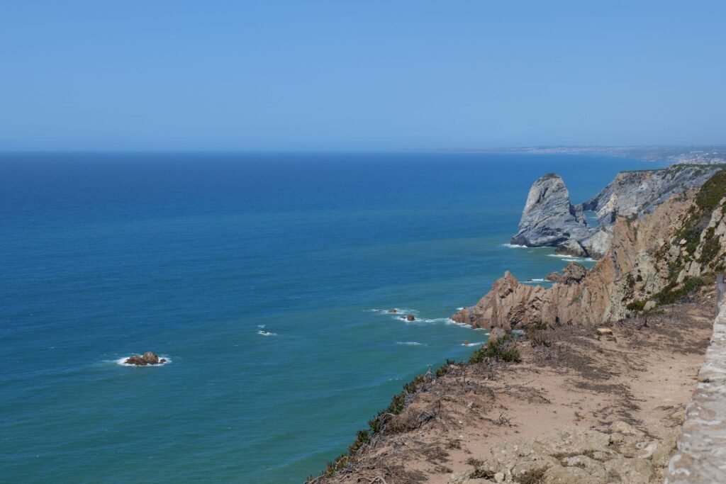 The rugged coastline of Cabo da Roca