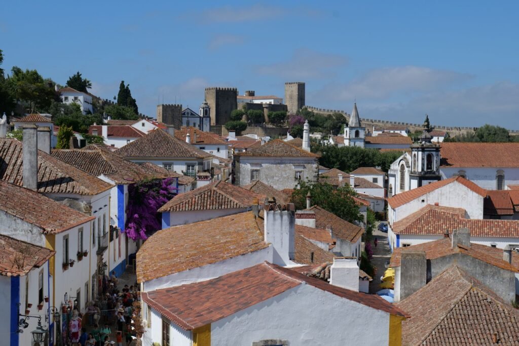 The view from the old castle walls!