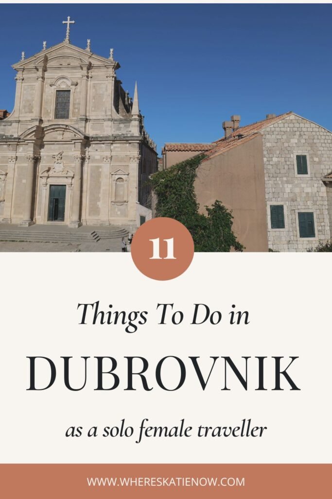 Discover 11 things to do in Dubrovnik alone - perfect for first-time solo travellers! Explore hidden gems, scenic spots and safe ways to enjoy the city solo.