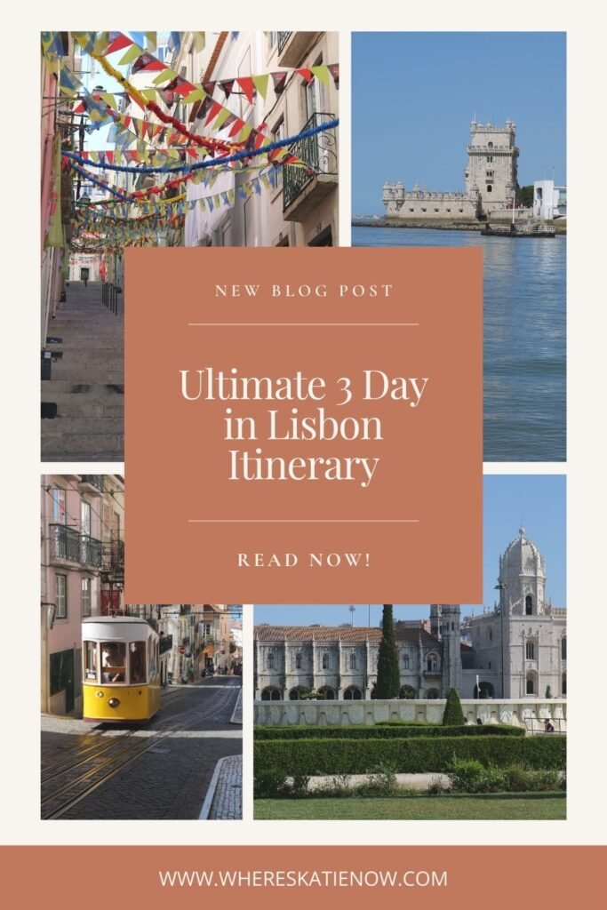 The perfect itinerary for 3 days in Lisbon, packed with stunning views, hidden gems and fascinating history - ideal for solo travellers and first-time visitors!