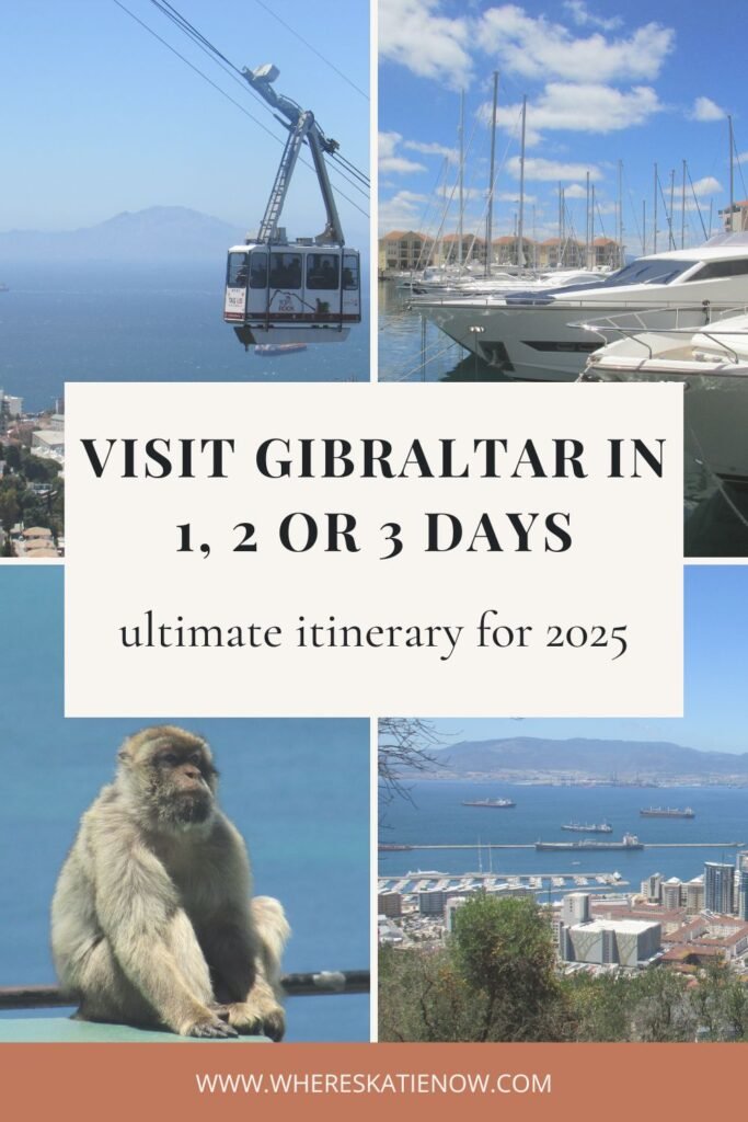 Plan the perfect 1, 2 or 3 day Gibraltar itinerary with must-see sights, local tips, and hidden gems - ideal for solo travellers and first-time visitors!