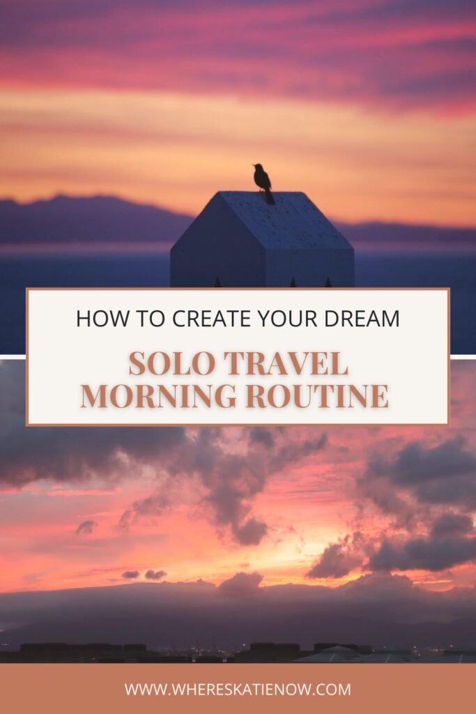 Start every travel day feeling calm and confident with these 7 realistic steps to a stress-free solo travel morning routine. Perfect for solo female travellers!