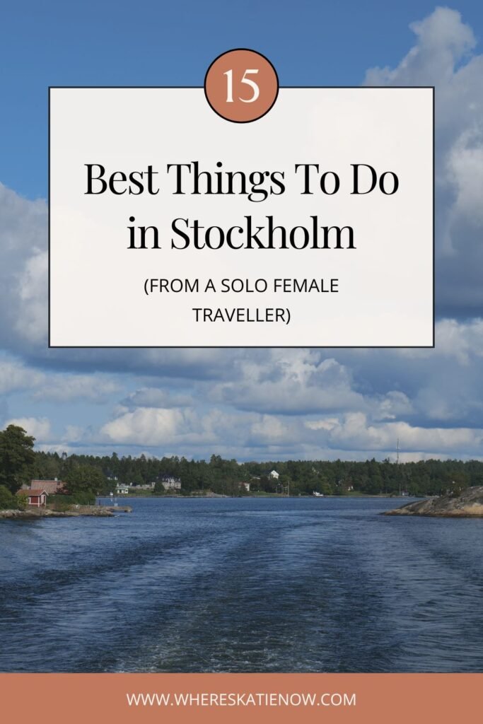 Discover the best things to do in Stockholm alone, from leafy islands to unique museums. The ideal guide for solo travellers wanting to visit Stockholm!