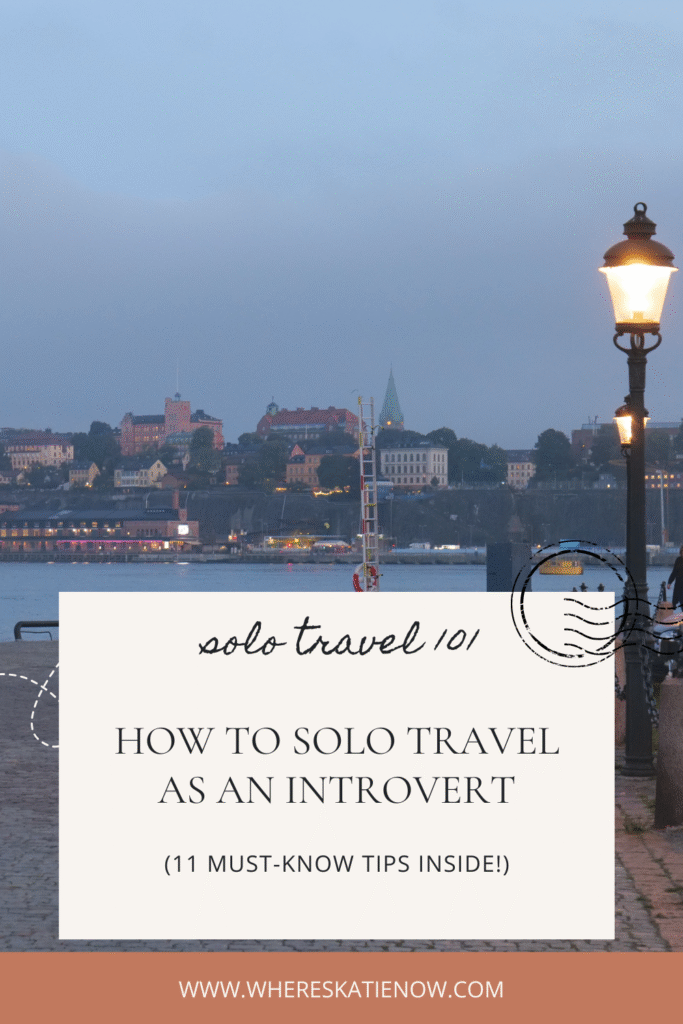 Feel confident travelling solo as an introvert with these solo travel tips for introverts, to help you calm your nerves and enjoy your own company on the road!