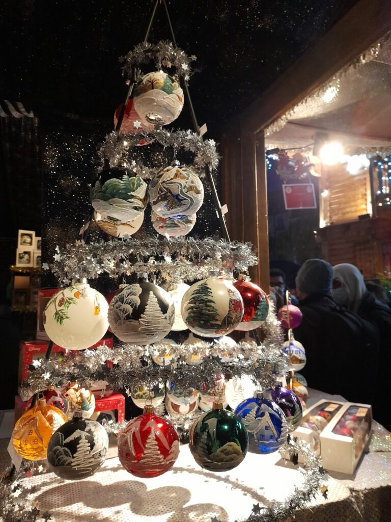 Stunning handmade ornaments for sale at the Montreux Christmas Market!