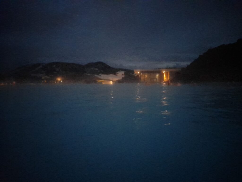 The Blue Lagoon in the early evening