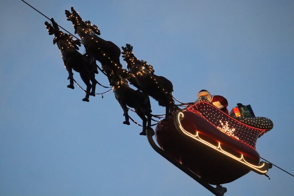 The Montreux Flying Santa!