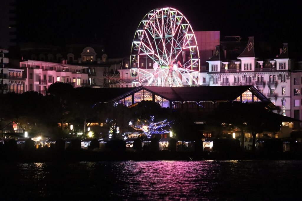 Montreux Christmas Market's lakeside location is truly magical!