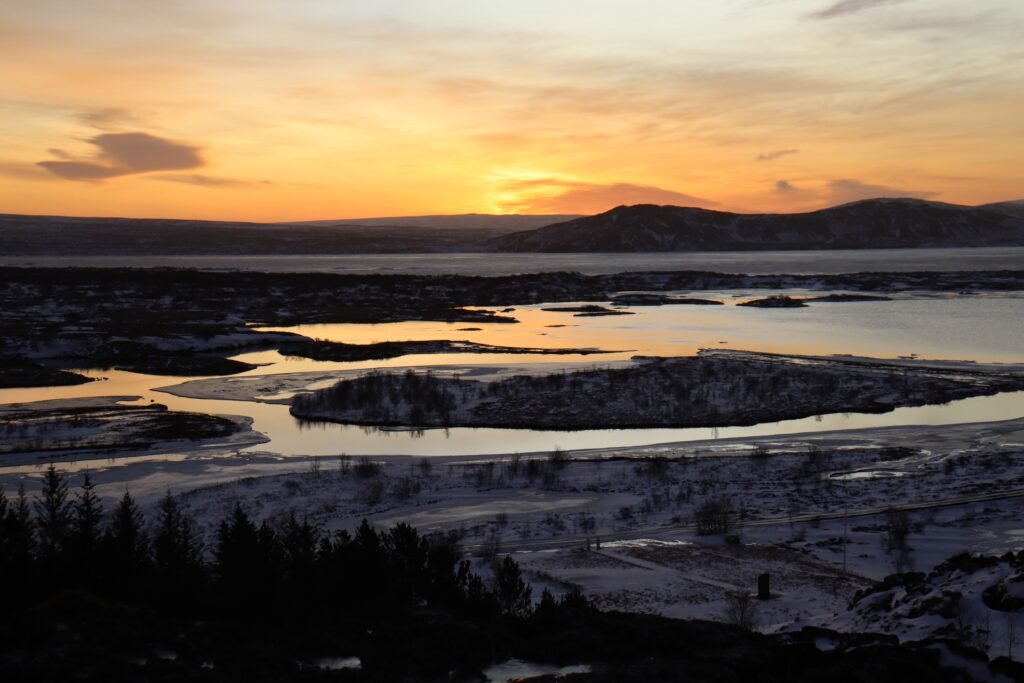 That 10am sunrise over Thingvellir National Park!