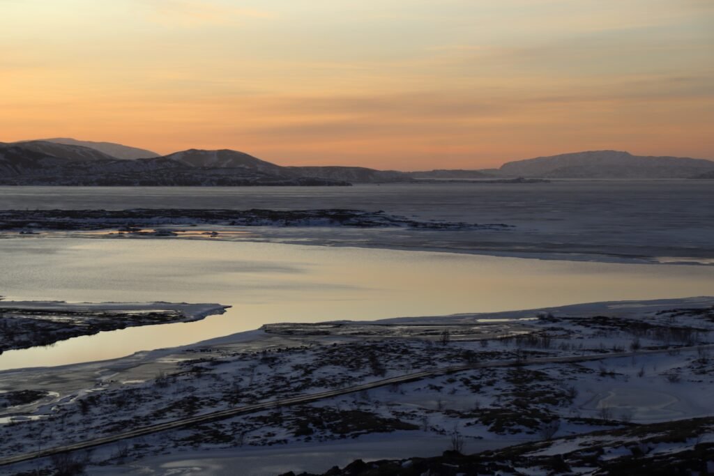 A late sunrise over the Golden Circle!