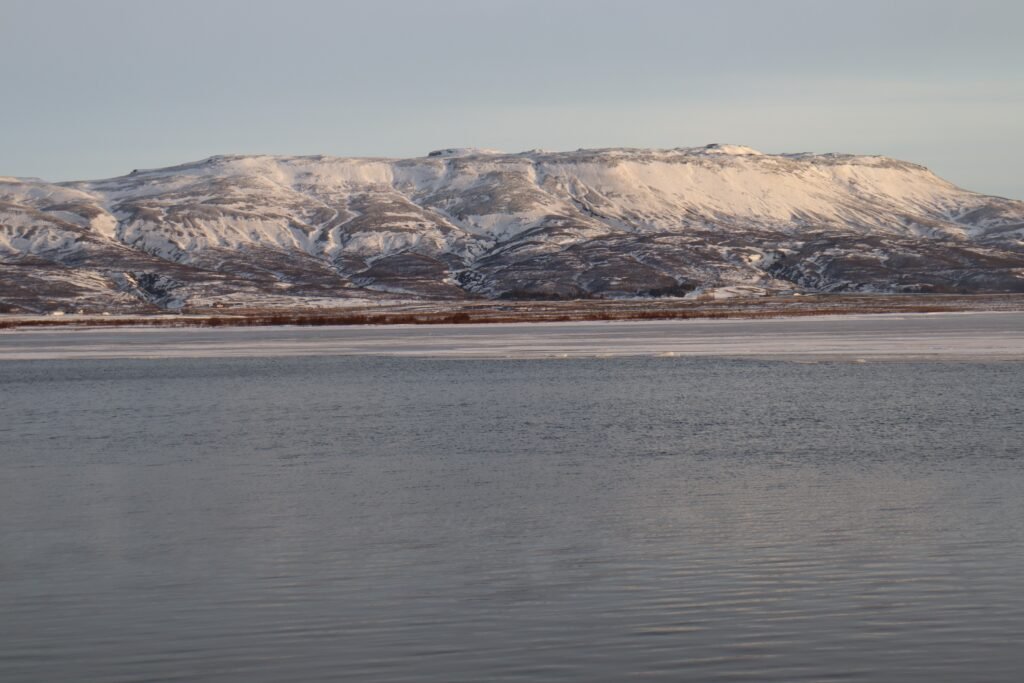 Passing by beautiful scenery on the drive!