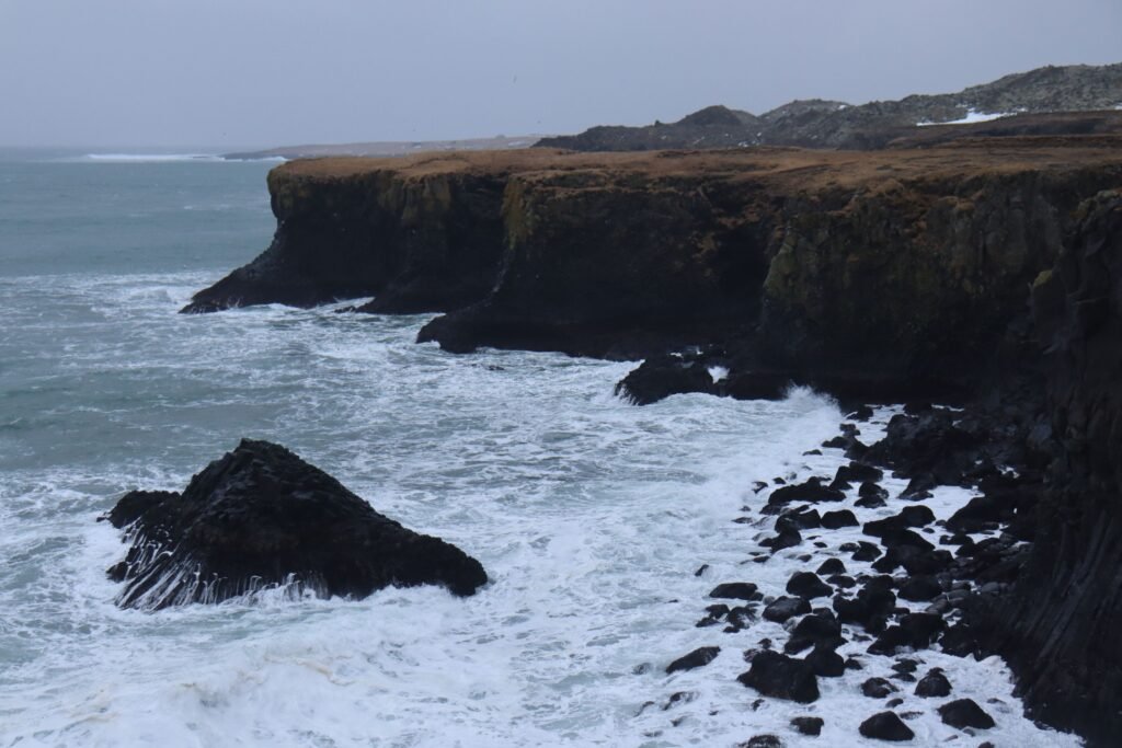 The incredible cliffs of Arnarstapi!