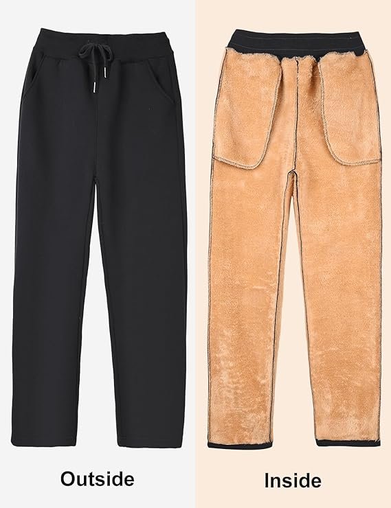 Womens Fleece Lined Joggers