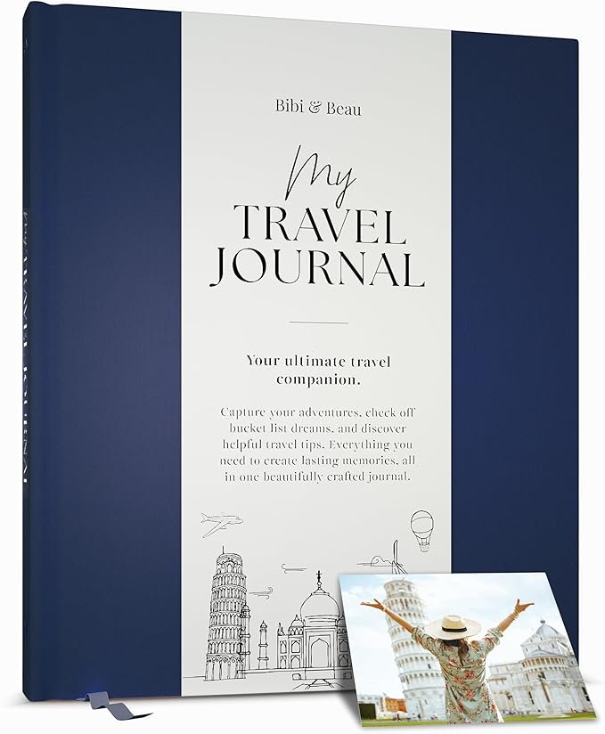 Travel Planner & Holiday Journal for 16 Trips by Bibi & Beau