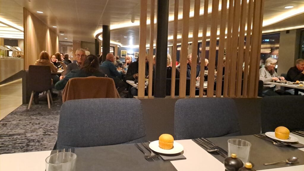 The Havrand Restaurant on board Havila Polaris