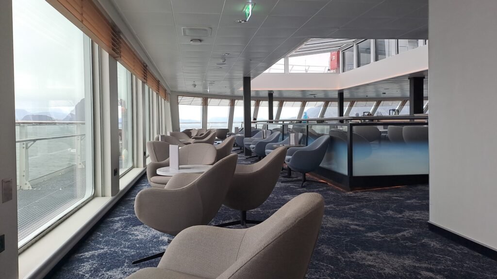 The Panorama Lounge on deck 9