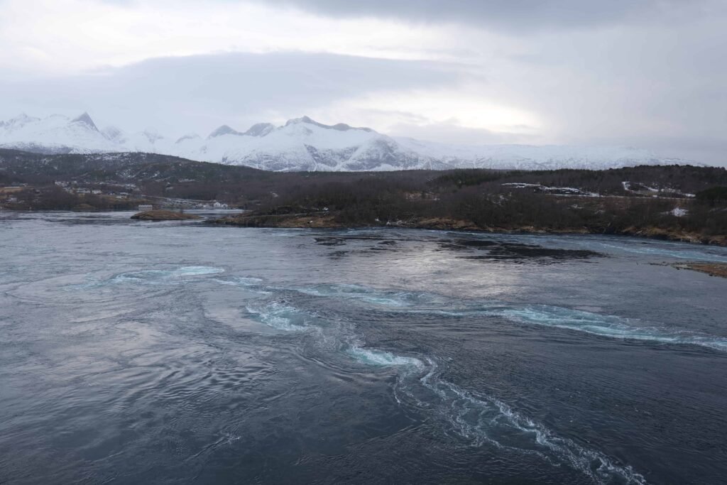 Saltstraumen Tidal Current from the bridge viewpoint