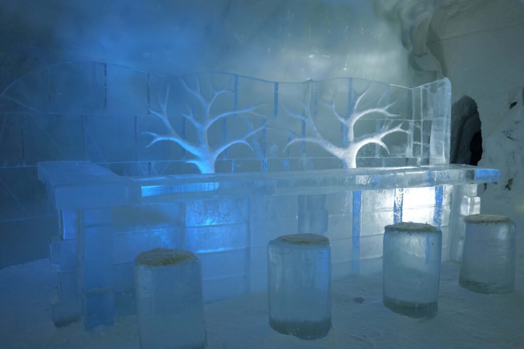 The magic ice bar in Kirkenes