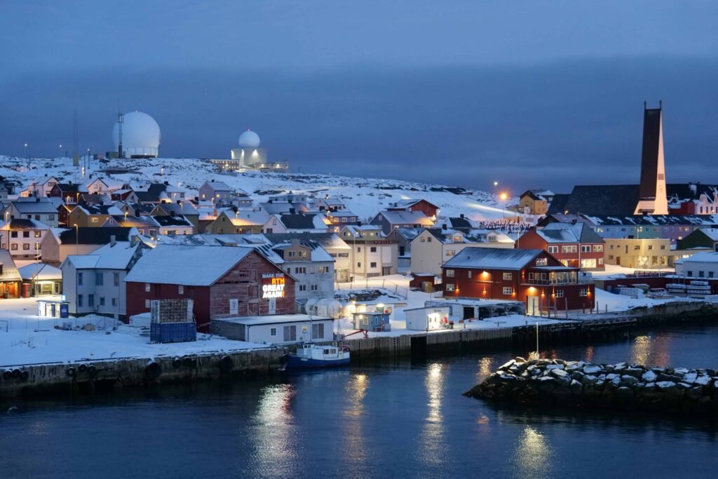 The tiny but picturesque port of Vardø, near Kirkenes