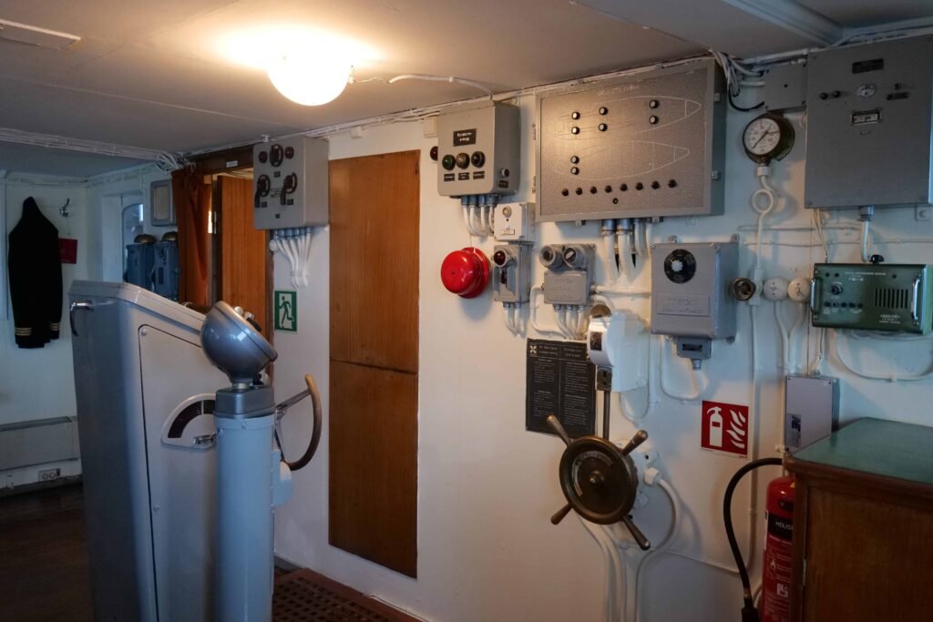 Inside the control room of MS Finnmarken