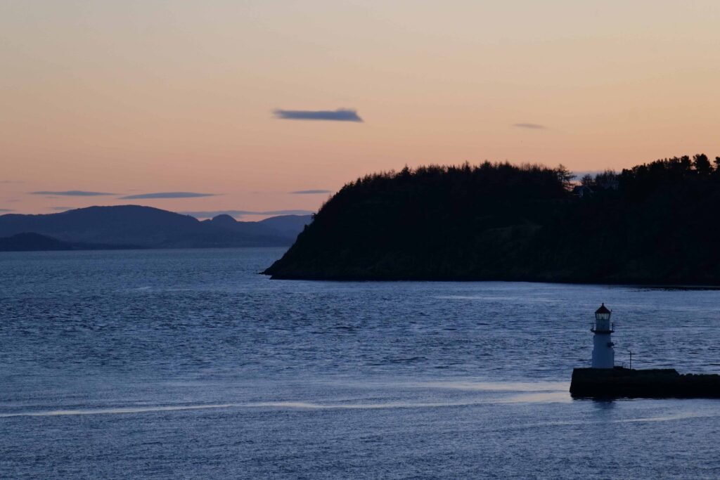 A beautiful morning in Trondheim, Norway in March!