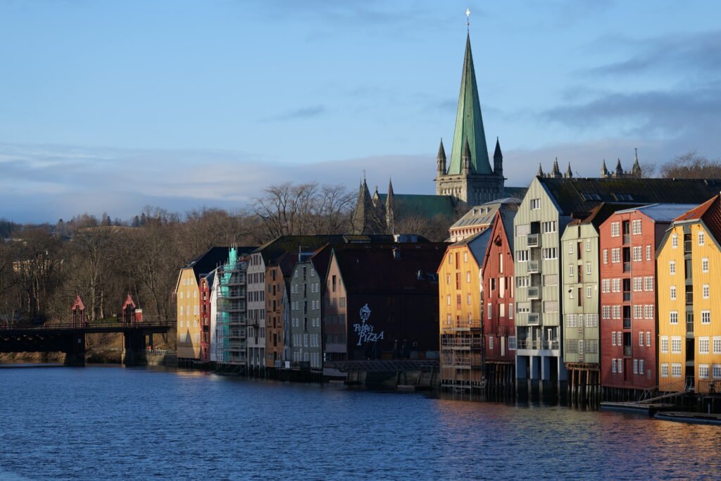 The colourful city of Trondheim!